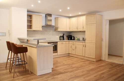 St. Blasien Apartment | Modern apartment with private sauna, close to bathing lakes, ski lift and thermal baths