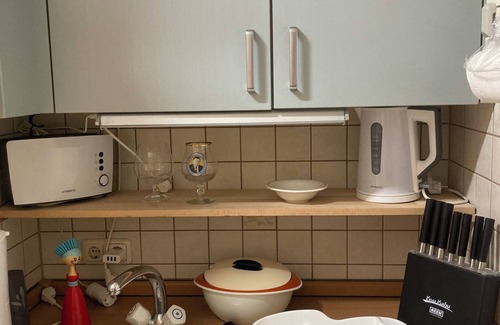 Graefensteinberg Apartment | Modern apartment in Haundorf with terrace and balcony at ground level. Dogs welcome