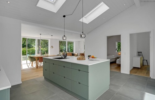 Elsegarde Strand House | Modern, bright vacation home located only 300 m from the sandy beach.