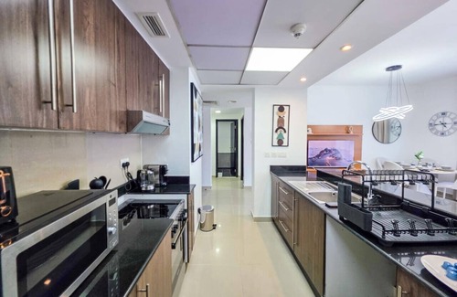 Abu Dhabi Apartment | Modern Escape | 1BR Home in Al Reef Downtown