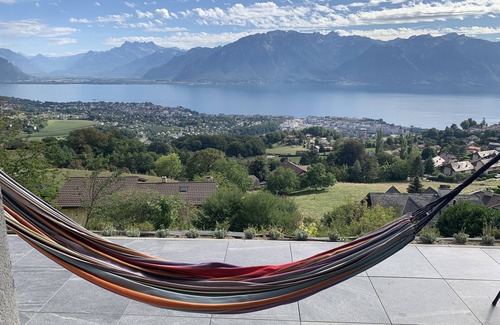 Jongny Apartment | Modern flat with panoramic views in Jongny near Montreux