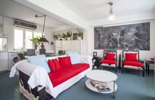 Psirri Apartment | Modern Fully Equipped Apartment with Balcony and Rooftop - CT1