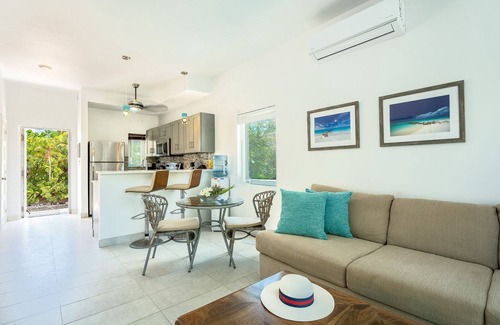 The Bight Villa | Modern Grace Bay villa with Pool 3 mins walk to Beach & Reef Sleeps 4 ,Gardens