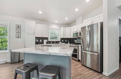 Fish Creek Cabin | Modern home on Private wooded lot in Fish Creek!