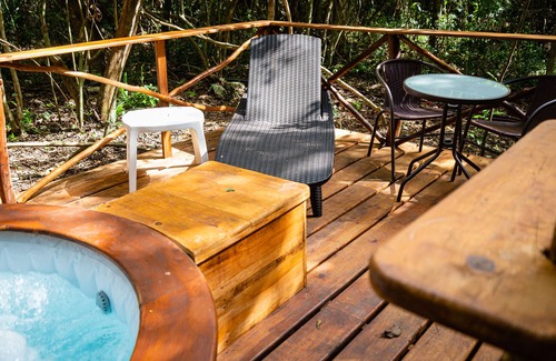 Akumal Cabin | Modern house in a jungle with private outside jacuzzi