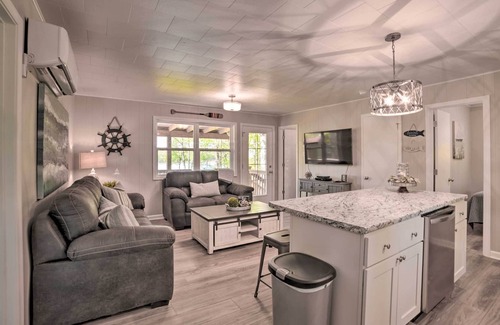 New Concord House | Modern Lakefront Getaway w/ Deck + Dock, In Cove!
