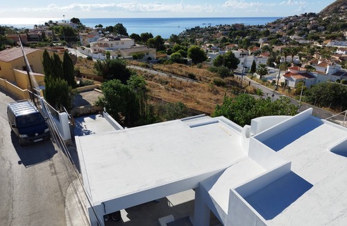 La Canuta Villa | Modern luxury new build villa paradise, sea view, aircon, pool