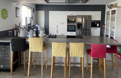 Villevieille Villa | Modern, spacious, air-conditioned villa with swimming pool and playground, near Sommières