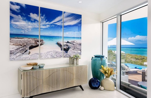 Providenciales Villa | Modern, stunning north shore ocean views - Blue Turtle Villa in Turks & Caicos