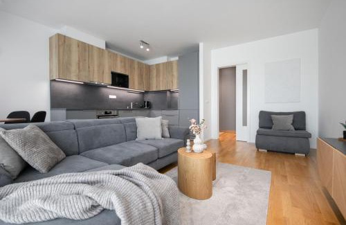 Zizkov Apartment | Modern Stylish Apartment with Private Garage