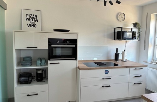 Warburg Apartment | Modern vacation apartment "Diemelaue" located on the Diemel, own garden seating area