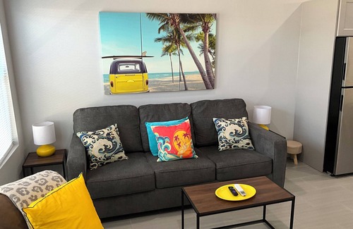 South Padre Island Villa | Modern Villa with spacious living area. Private backyard.