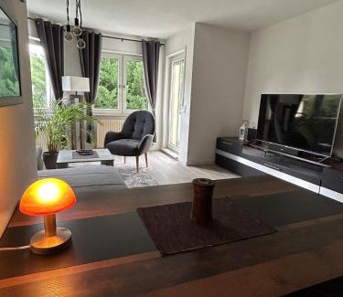 Ottersleben Apartment | Moderne 75m2 Wohnung mit Balkon und Blick ins Grüne
