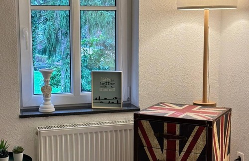 Region Hannover District House | Modernes Fachwerkhaus mit 5 Schlafzimmern, 2 Badezimmer, Sauna, Kamin und Garten