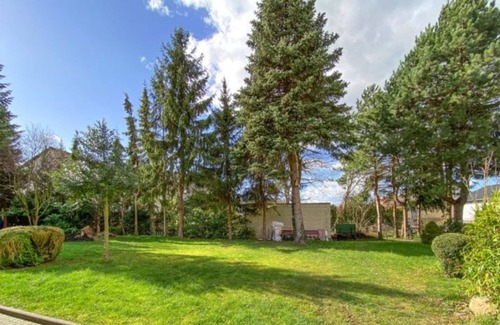 Region Hannover District House | Modernes Fachwerkhaus mit 5 Schlafzimmern, 2 Badezimmer, Sauna, Kamin und Garten