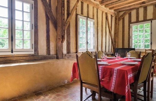 Saint-Aignan House | Modernised detached half-timbered house on the estate of a 16th century castle
