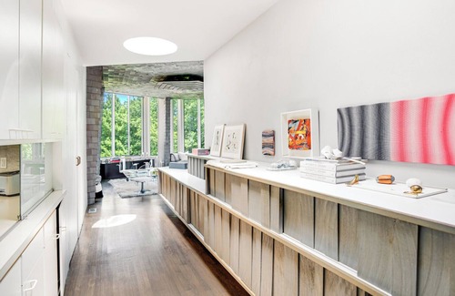 Montauk House | Modernist Montauk Home with Heated Pool, Close to Lake Montauk and Ditch.