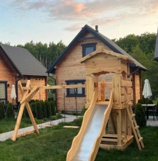 Debina House | MOJA DEBINA LUX 1, domek z pokojem dziennym, jedną sypialnią i antresolą, blisko plaży