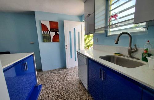 San Juan Apartment | Monthly Stays-Simple & Comfy 1BR, Walk to Beach- UNIT 6
