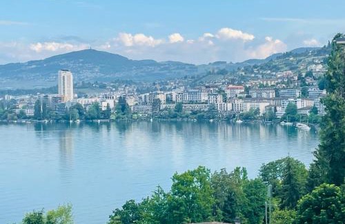 Montreux City Centre Apartment | Montreux City Center with Lake View and direct lake access
