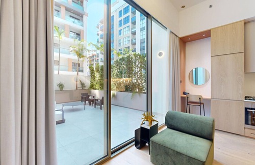 Al Satwa Apartment | Mood 45 - Deluxe Studio: Chic with private Terrace