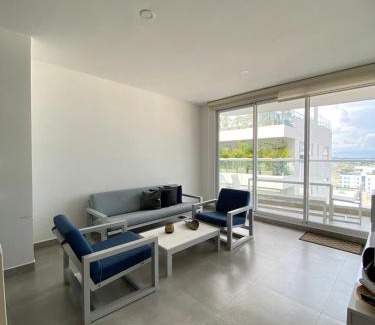 La Boquilla Apartment | Morros Cartagena frente a playa Hotel las Américas Edificio Spiaggia Apto Duplex