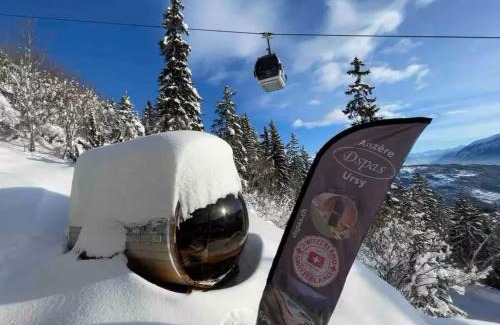 Monteiller Apartment | Mountain Bliss, view and Sauna - Swiss Alps