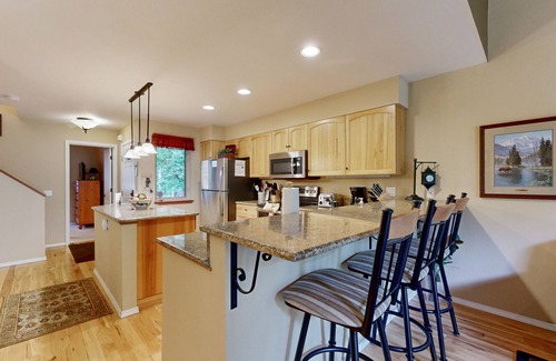 Whitefish Condo | Mountain home with gas fireplace - access to seasonal pool & hot tub