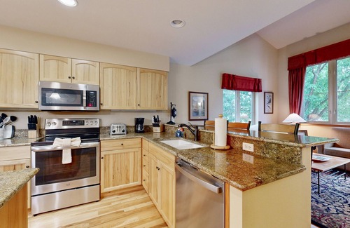 Whitefish Condo | Mountain home with gas fireplace - access to seasonal pool & hot tub