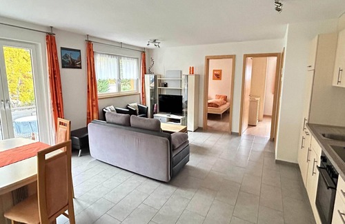 Saas Grund Apartment | Mountain Stay with Balcony