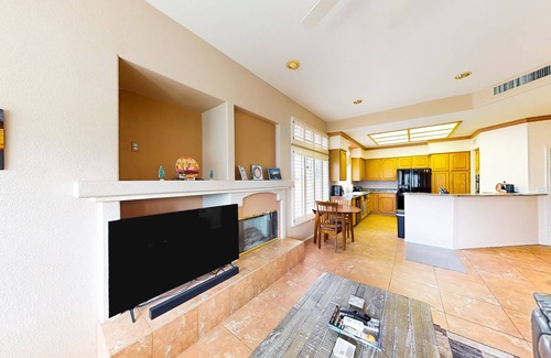 Rancho Vistoso House | Mountain-view home with on-site pool/hot tub, private yard, patio