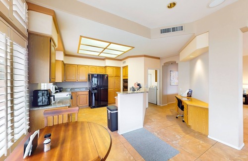 Rancho Vistoso House | Mountain-view home with on-site pool/hot tub, private yard, patio