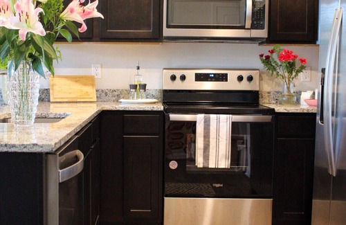Luray House | Mountain Whispers Luray Modern Chic, Lux Beds, Dedicated Workspace Shenandoah NP