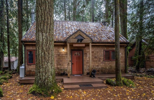 Rhododendron Cabin | Mt. Hood Cabin w/ hot tub and close to hiking, skiing and outdoor adventuring.