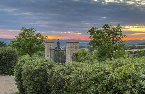Montecchio Villa | My Rental Homes - Villa Molinazzo 10: pool and lovely view of the surrounding hills