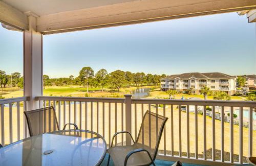 Central Myrtle Beach Apartment | Myrtle Beach Getaway on Golf Resort with Balcony!