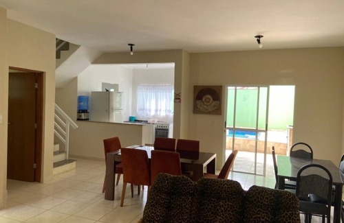 Mongagua House | N16 Beautiful beach house with pool in Itanhaém, right on the sand