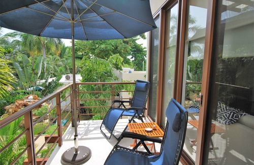Akumal Apartment | "Nahil 12" Garden View Studio Condo With Beautiful infinity Pool On the Beach
