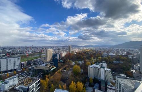 Chuo-ku Apartment | Nakajima Park stay AMS tower 31F Panoramic view of Nakajima Park