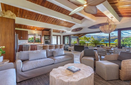 Hanalei House | Nalu Hanalei, Stunning Hanalei home right by the beach! TVR#5123