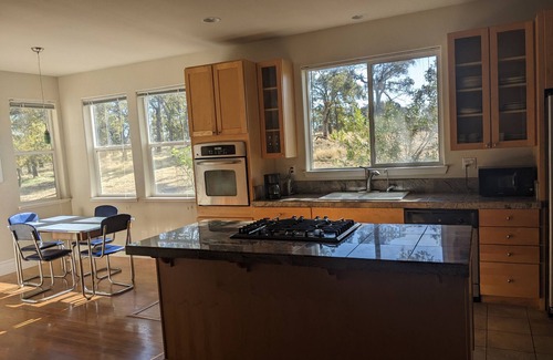 Valley Springs House | Natural clay tennis court 80 acres near Hogan lake.