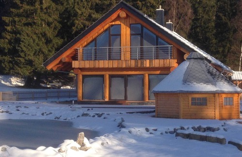 Tanne House | Natural log cabins Zum Brockenbäcker - Chalet on the rock