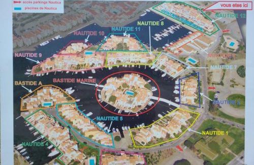 Le Barcares Apartment | Nautica bulles jacuzzi privatif vue lac marin