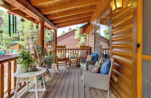 Heber Cabin | Near Hiking Trails: Heber-Overgaard Haven w/Deck!