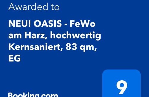 Nordhausen Apartment | NEU! OASIS - FeWo am Harz, hochwertig Kernsaniert, 83 qm, EG