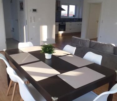 Fuerth Apartment | Neubau Appartement mit Terasse, privater Eingang,Parkplatz,Küche
