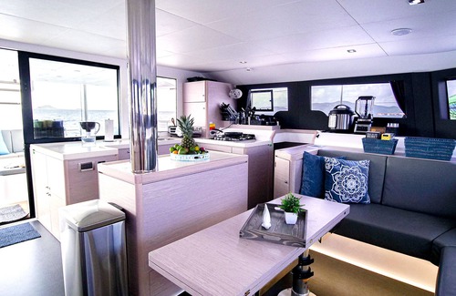 Estate Nisky Boat Rental | New 48' Catamaran - All-Inclusive Charter w/Captain and Chef for up to 8 Guests
