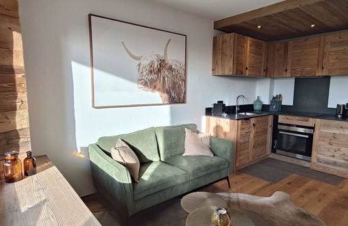 Le Planellet Apartment | New apartment in Megève - Mont d'Arbois (cable car 3 min walk) with view