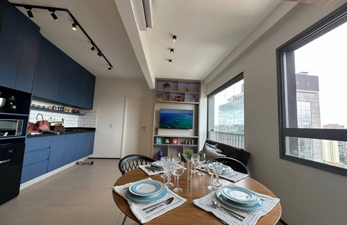 Sao Paulo Apartment | New apartment in Perdizes, near Allianz park with King size bed