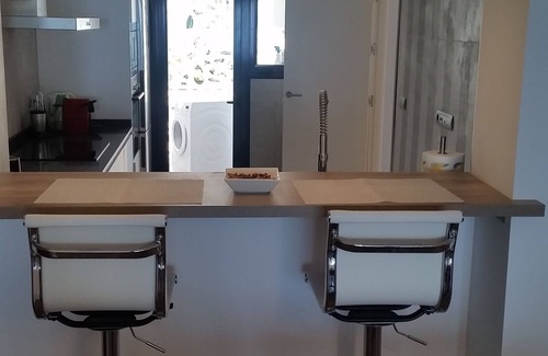 San Roque Apartment | New front line beach/Golf with views of Gibraltar and Africa.